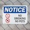 Signmission No Smoking No Pets OSHA Notice Sign, Plastic, 10in W x 7in L, 2PK OS-2PACK-NS-P-710-L-14806 - alternate 5